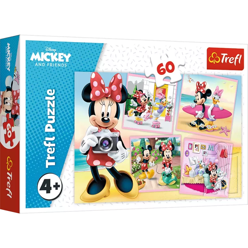 TREFL Puzle 60 gabali - Lovely Minnie - Disney Minnie Mouse