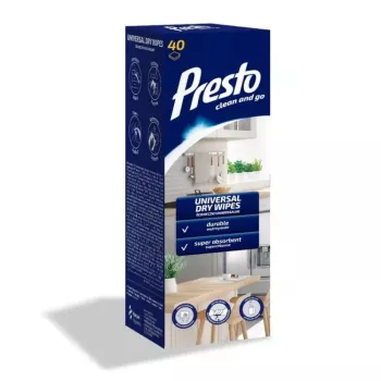 PRESTO Universālo salvešu rullis 40 gab., kaste