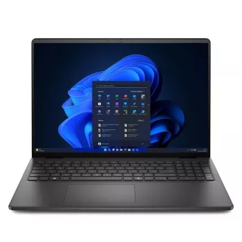 Dell 16255-A087BLK 16 inch WUXGA skārienjūtīgs portatīvais dators - AMD Ryzen AI 7 250, 16GB RAM, 1TB SSD, Windows 11 Home, Carbon Black