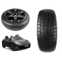 LEAN CARS priekšējais ritenis Perfecta YSA021A braucamajai mašīnai, 250 mm, melns
