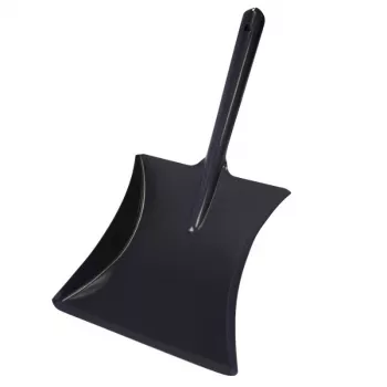 YORK metāla uzmetējs ar gumijas malu un ergonomisku rokturi 220 mm