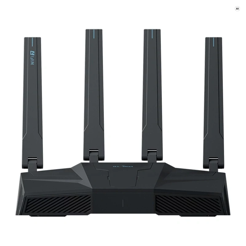 GL.iNet GL-BE6500 Wi-Fi 7 trīsjoslu 2.5G Multi-Gigabit VPN maršrutētājs