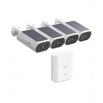 AOSU Smart Security SolarCam P1 SE sistēma ar 4 kameru komplektu