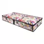 ORDINETT apģērbu uzglabāšanas kaste 107x50x15 cm Floral Beauty