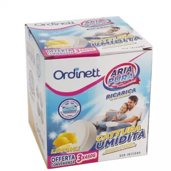 ORDINETT mitrumu absorbējošās papildinājuma tabletes 450g x 3 gab. Citronu
