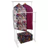 ORDINETT Deluxe Double White 88x43x98-175cm vertikāls veļas žāvētājs