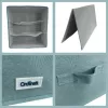 ORDINETT Box Cube 29x29x18,5 cm piparmētru krāsas uzglabāšanas kaste ar vāku