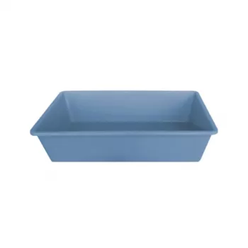 STEFANPLAST kaķu tualetes paplāte 2 50x35x12 cm zila