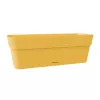 STEFANPLAST Ethica ziedu kaste ar paplāti 50x18x17 cm sinepju dzeltena