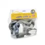 STEFANPLAST riteņu komplekts 4 gab. transporta būrim Gulliver 4-5-6-7 melns