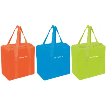 GIOSTYLE Fiesta Vertical Assorted termiskā soma, oranža/gaiši zila/zaļa