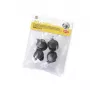 STEFANPLAST 4 grozāmo riteņu komplekts Gulliver 1/2/3 mājdzīvnieku pārvadāšanas kastēm - melns