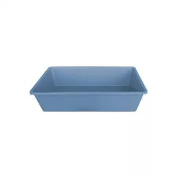 STEFANPLAST kaķu tualetes paplāte 40x30x10 cm zila