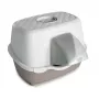 STEFANPLAST Kaķu tualete Tres Chic Outdoor 56x54.5x39cm Balta/Gaiši pelēka