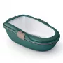 STEFANPLAST Furba Chic Maxi kaķu tualetes paplāts 69,5x47x26 cm zaļš/gaiši pelēks