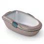 STEFANPLAST kaķu tualete Furba Chic Maxi 69,5x47x26 cm gaiši pelēka/zaļa