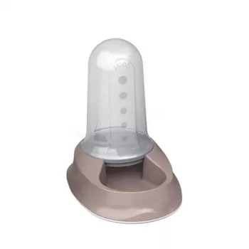 STEFANPLAST Chic 2L automātiskā barotava un dzirdinātāja mājdzīvniekiem, gaiši pelēka, 32 x 21 x 29 cm