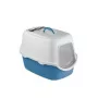 STEFANPLAST Cathy Filter slēgta kaķu tualetes kaste 56x40x40 cm balta/zila