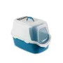 STEFANPLAST Cathy Easy Clean slēgta kaķu tualetes kaste 56x40x40 cm balta/zila
