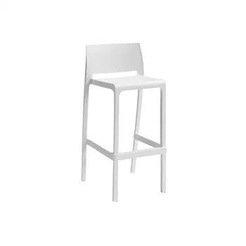 BICA dārza bāra krēsls Volga Stool 65 50x49x89cm balts