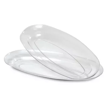 GUARDINI Plastmasas paplātes caurspīdīgas, 2 gab. komplekts Easy Bake 46x23cm