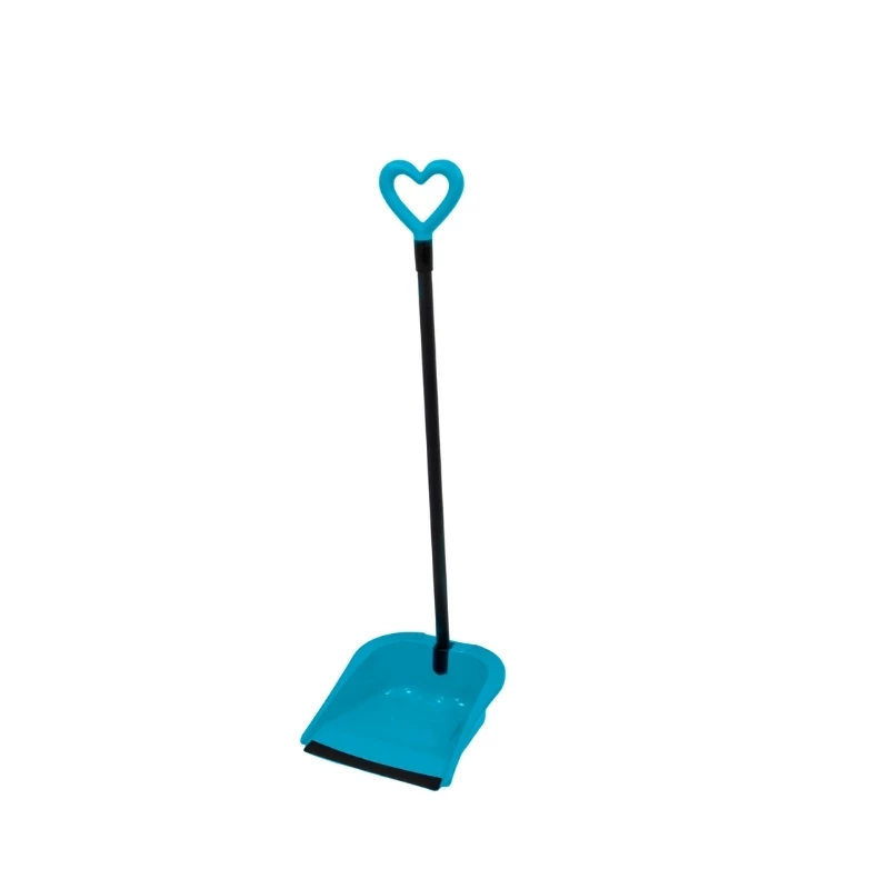 GIOSTYLE Rubber Hair Scoop Love putekļu slotiņa un suka, 24,5x27x85 cm, dažādās krāsās