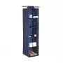 ORDINETT 5 plauktu organizators 30x30x120cm Zils