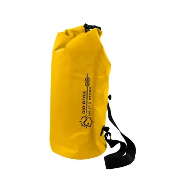 GIOSTYLE Ūdensizturīga termiskā sausā soma Nautic Storm L 20L, Ø23x63cm, dzeltena