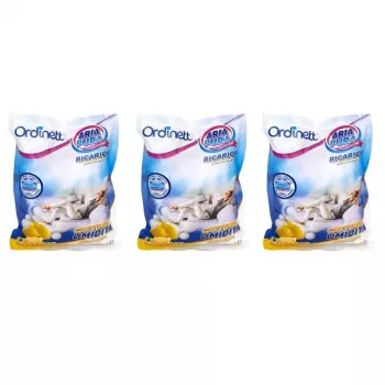 ORDINETT mitruma absorbētāja papildinājums 3 x 450g citrona aromāts Aero 360°