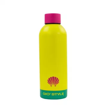GIOSTYLE pudele Fluo 0,5L dažādās krāsās rozā/dzeltena/zaļa/zila