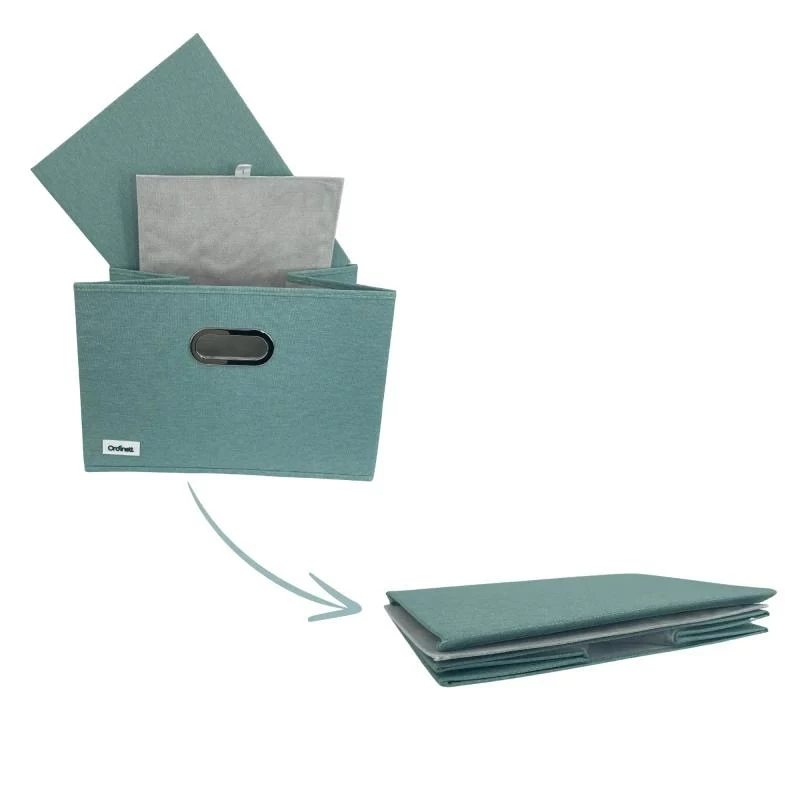 ORDINETT Box S uzglabāšanas kaste 29,5x22,5x16,5 cm piparmētru polipropilēns 11 L
