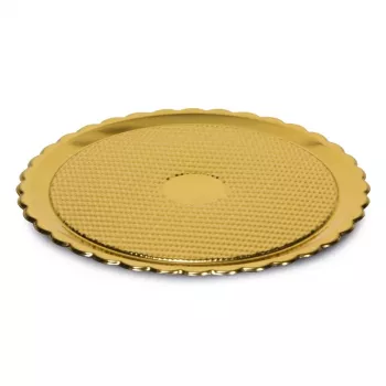 GUARDINI Easy Bake zelta plastmasas paplātes, 2 gab., Ø28cm