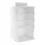 ORDINETT Pakaramais organizators ar 4 plauktiem 30x30x50cm Kokvilna