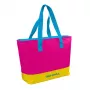 GIOSTYLE Termosoma pludmales Fluo Tote Assorted, 24L, zaļa/rozā/dzeltena/gaiši zila