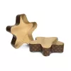 GUARDINI Zvaigznes formas papīra cepamās formiņas 3 gab. Easy Bake 25x21cm