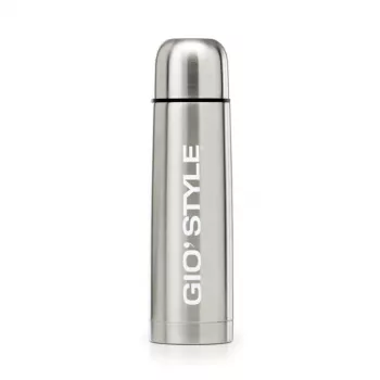 GIOSTYLE Thermos sudrabots 1L nerūsējošā tērauda vakuuma termoss