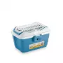 STEFANPLAST Transporta būris Mini Gulliver 40x30x24cm Balts/Zils