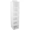 ORDINETT piekaramais organizators ar 6 plauktiem 30x30x120cm kokvilna pelēks