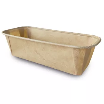GUARDINI Taisnstūra formas cepešpannas papīra paplātes fritēšanas gaisā 4 gab. 19x8,7x5,5cm