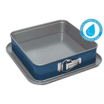 GUARDINI XBake kvadrātveida kūkas forma 24x24x7 cm, nepiedegoša oglekļa tērauda, antracīta pelēka