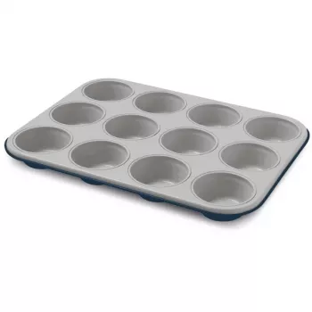 GUARDINI XBake 12-krūzīšu kēksiņu forma 27 x 35 x 3 cm Antracīta pretpielīpošs