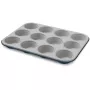 GUARDINI XBake 12-krūzīšu kēksiņu forma 27 x 35 x 3 cm Antracīta pretpielīpošs