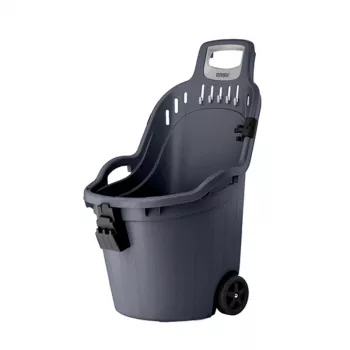 STEFANPLAST Ķerra Helpy Cart 50L 59,5x53x88,5cm Pelēka