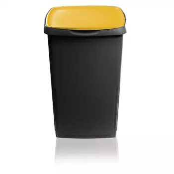 GIOSTYLE Eco Solution 45L atkritumu konteiners tumši pelēks/dzeltens