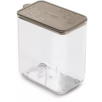 GIOSTYLE Pārtikas trauks taisnstūrveida L 1.8L Con.Tengo 15.5x10x17.1cm pelēkbrūns