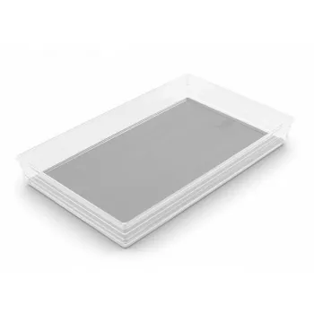 KIS Box Sistemo Organizer 9 39 x 24 x 5 cm caurspīdīgs/gaiši pelēks