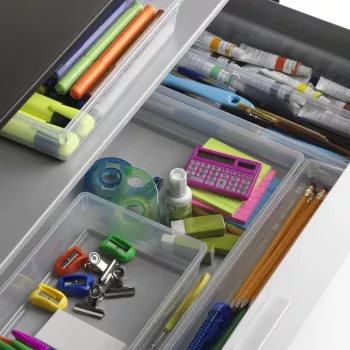 KIS Box Sistemo Organizer 9 39 x 24 x 5 cm caurspīdīgs/gaiši pelēks