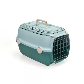 STEFANPLAST Transporta būris Horizon 1 ar metāla durvīm 48x32x30 cm gaiši zaļš/zaļš