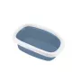 STEFANPLAST Sprint 10 atvērta kaķu tualetes paplāte 43x31x14 cm zila/balta