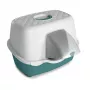 STEFANPLAST kaķu tualete Tres Chic Outdoor 56x54.5x39cm balta/zaļa